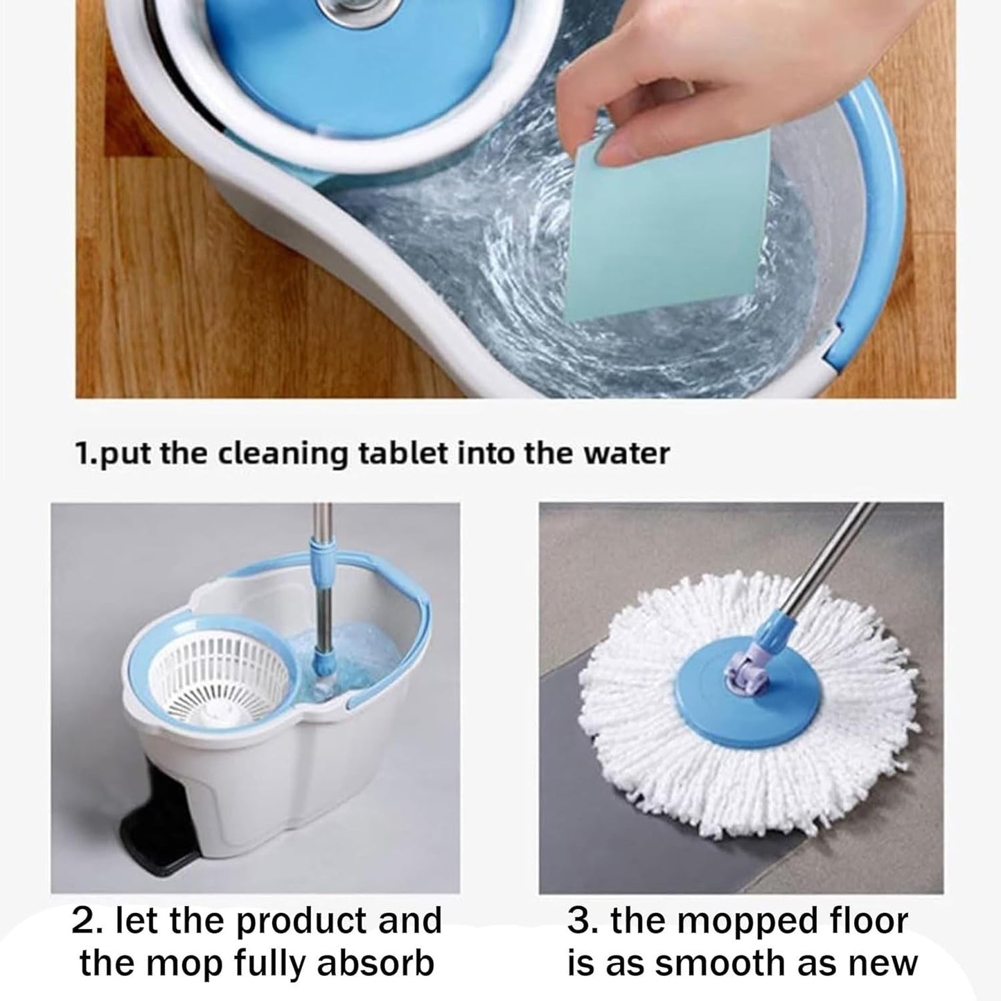 DailyDewLab Floor Cleaning Tablets Multi-Surface Cleaner