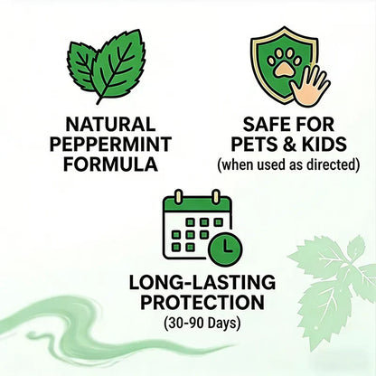 🦟 50% OFF NOW!🔇 🟢 Natural Peppermint Rodent Repellent Tablets