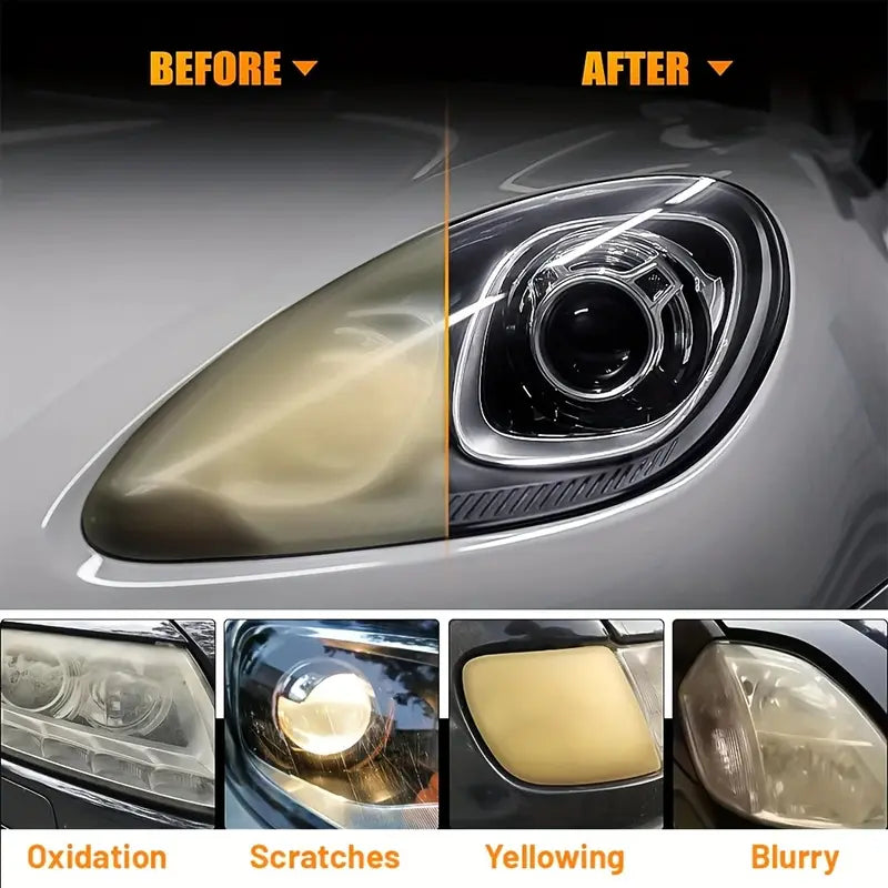 🚘 Automotive Headlamp Restoration Fluid New Lights. No Tools. Pure Clarity