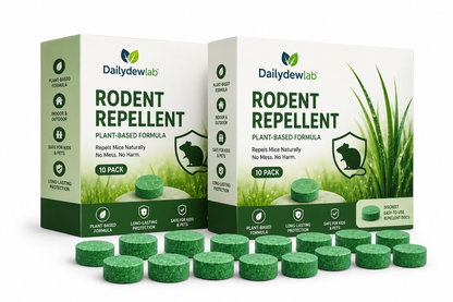 🦟 50% OFF NOW!🔇 🟢 Natural Peppermint Rodent Repellent Tablets