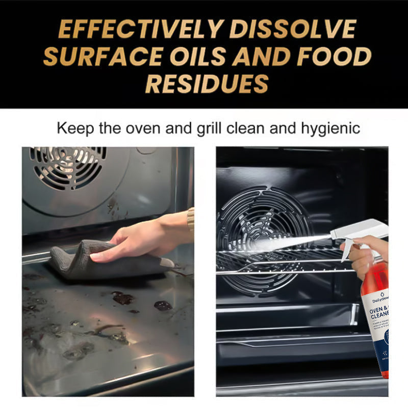 🔥Dailydewlab Oven & Grill Cleaner: Cuts Through Grease & Burnt-On Food Fast