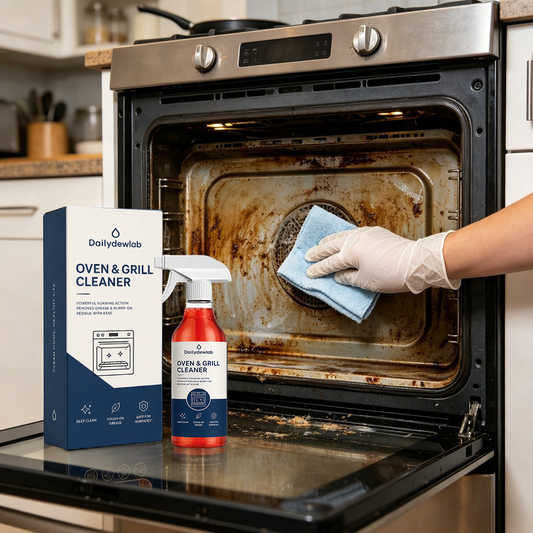 🔥Dailydewlab Oven & Grill Cleaner: Cuts Through Grease & Burnt-On Food Fast