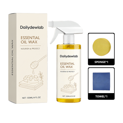 ✨Dailydewlab Natural Beeswax Wood Polish Spray | Revive Faded Wood, Eliminate Dull Look