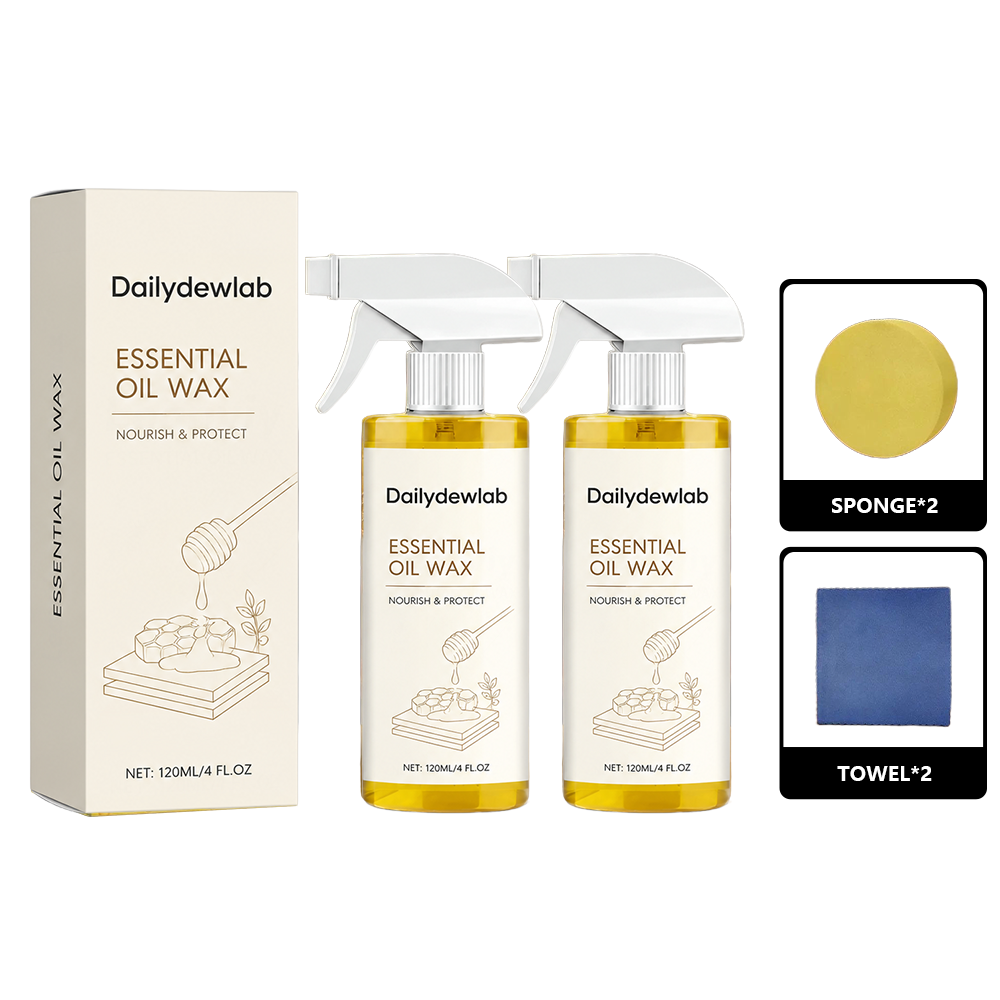 ✨Dailydewlab Natural Beeswax Wood Polish Spray | Revive Faded Wood, Eliminate Dull Look