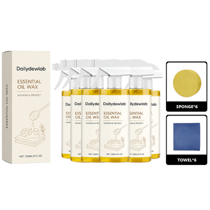 ✨Dailydewlab Natural Beeswax Wood Polish Spray | Revive Faded Wood, Eliminate Dull Look