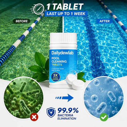 The Next-Gen Pool Purifier is here ✨ Dailydewlab 2X Stronger Algae Control, Gentle & Safe for Kids! 👨‍👩‍👧‍👦