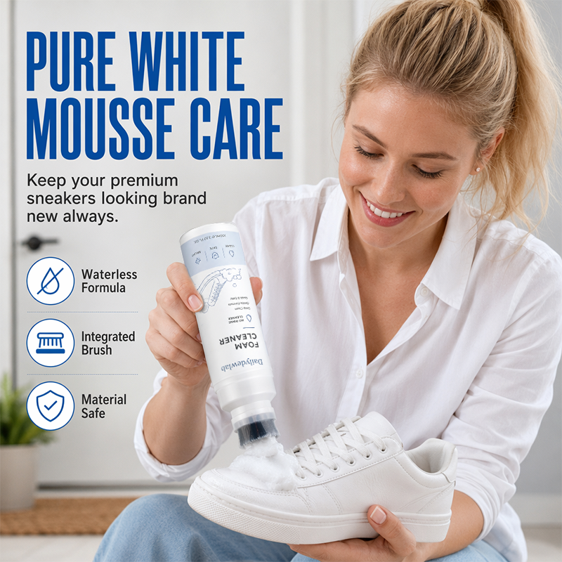 🔥Limited Time Promotion 50% OFF Rinse-Free Foam Cleaner with Built-In Brush