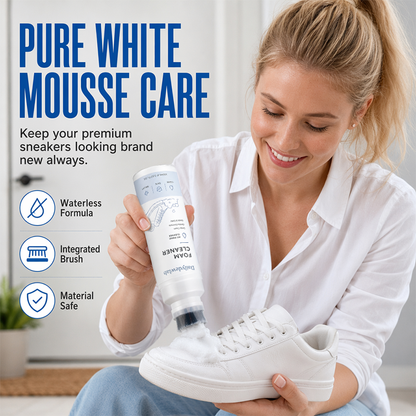 🔥Limited Time Promotion 50% OFF Rinse-Free Foam Cleaner with Built-In Brush