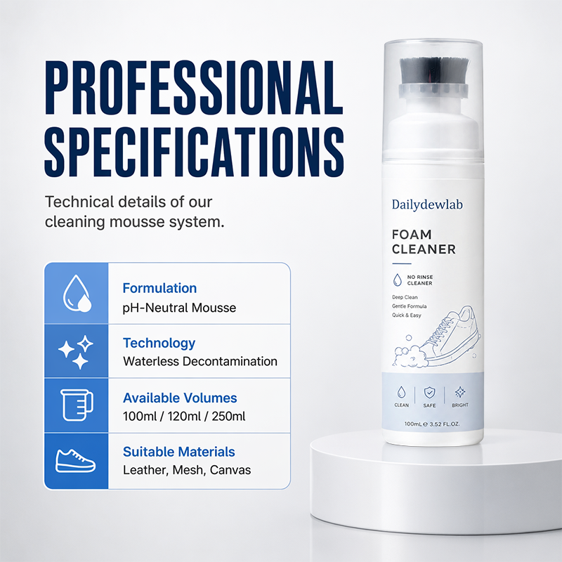 🔥Limited Time Promotion 50% OFF Rinse-Free Foam Cleaner with Built-In Brush