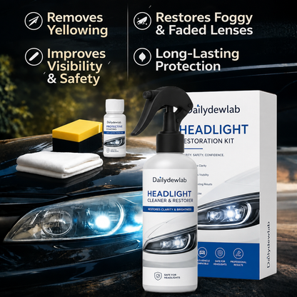🚘 Automotive Headlamp Restoration Fluid New Lights. No Tools. Pure Clarity