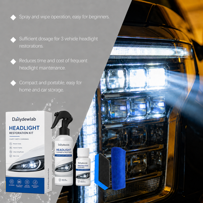🚘 Automotive Headlamp Restoration Fluid New Lights. No Tools. Pure Clarity